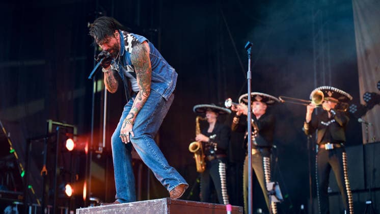 The Boss Hoss Back to the Boots LIVE Summer 2026, Kluturfabrik Cortendorf Concert, Live Music The Boss Hoss Back to the Boots LIVE Summer 2026 20 Jun 2026 Kluturfabrik Cortendorf, Coburg, Germany Image: Alec Boss Burns Völkel, of The Boss Hoss, performing in the Kluturfabrik Cortendorf during Back to the Boots Tour. Copyright: xPresseFotoxEvansx