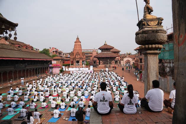 International Yoga Day in Nepal BHAKTAPUR, NEPAL - JUNE 21: Participants take part in a mass yoga session during an event marking International Day of Yoga in Bhaktapur, Nepal, on June 21, 2026. Sunil Pradhan Anadolu Bhaktapur Nepal. Editorial use only. Please get in touch for any other usage.  Copyright: x2026xAnadoluxSunilxPradhanx