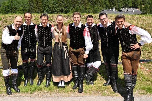 20.06.2026 - Bad Kleinkirchheim - St. Oswald am Hoferriegel in Österreich (AUT) - Wenn die Musi spielt Sommer Open Air 2026- im Bild: Saso Avsenik und seine Oberkrainer, *** June 20, 2026, Bad Kleinkirchheim, St. Oswald am Hoferriegel, Austria, AUT