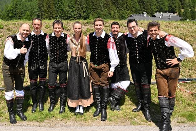 20.06.2026 - Bad Kleinkirchheim - St. Oswald am Hoferriegel in Österreich (AUT) - Wenn die Musi spielt Sommer Open Air 2026- im Bild: Saso Avsenik und seine Oberkrainer, *** June 20, 2026, Bad Kleinkirchheim, St. Oswald am Hoferriegel, Austria, AUT
