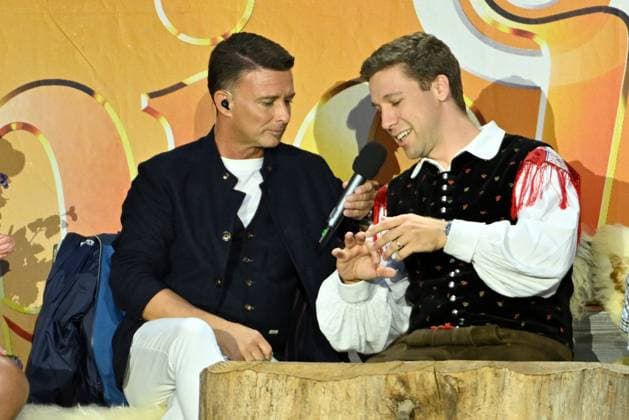 20.06.2026 - Bad Kleinkirchheim - St. Oswald am Hoferriegel in Österreich (AUT) - Wenn die Musi spielt Sommer Open Air 2026- im Bild: Saso Avsenik und seine Oberkrainer, *** June 20, 2026, Bad Kleinkirchheim, St. Oswald am Hoferriegel, Austria, AUT
