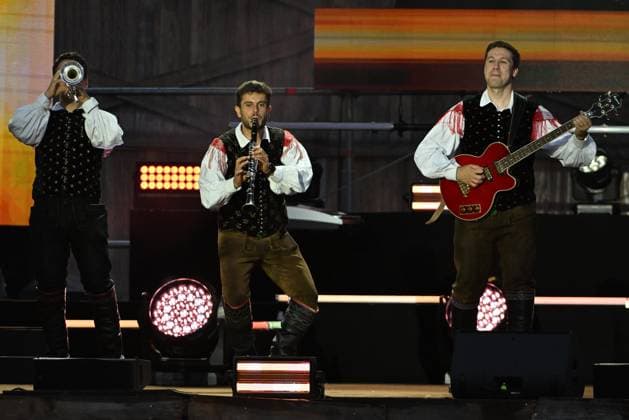 20.06.2026 - Bad Kleinkirchheim - St. Oswald am Hoferriegel in Österreich (AUT) - Wenn die Musi spielt Sommer Open Air 2026- im Bild: Saso Avsenik und seine Oberkrainer, *** June 20, 2026, Bad Kleinkirchheim, St. Oswald am Hoferriegel, Austria, AUT
