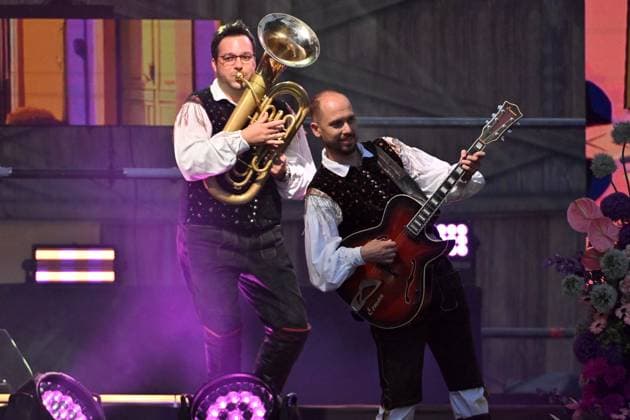 20.06.2026 - Bad Kleinkirchheim - St. Oswald am Hoferriegel in Österreich (AUT) - Wenn die Musi spielt Sommer Open Air 2026- im Bild: Saso Avsenik und seine Oberkrainer, *** June 20, 2026, Bad Kleinkirchheim, St. Oswald am Hoferriegel, Austria, AUT