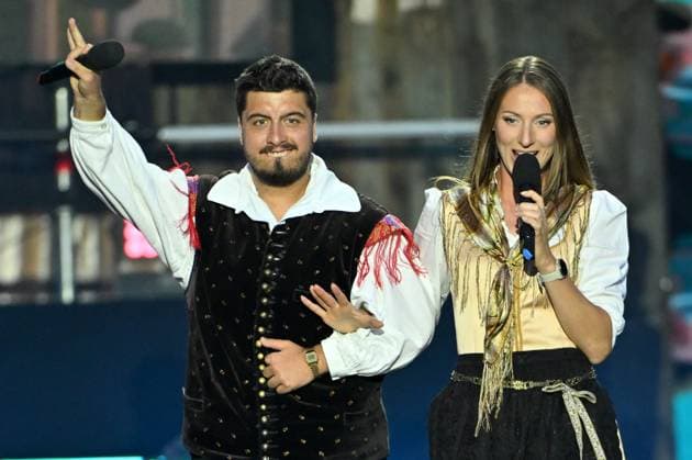 20.06.2026 - Bad Kleinkirchheim - St. Oswald am Hoferriegel in Österreich (AUT) - Wenn die Musi spielt Sommer Open Air 2026- im Bild: Saso Avsenik und seine Oberkrainer, *** June 20, 2026, Bad Kleinkirchheim, St. Oswald am Hoferriegel, Austria, AUT