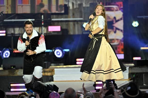 20.06.2026 - Bad Kleinkirchheim - St. Oswald am Hoferriegel in Österreich (AUT) - Wenn die Musi spielt Sommer Open Air 2026- im Bild: Saso Avsenik und seine Oberkrainer, *** June 20, 2026, Bad Kleinkirchheim, St. Oswald am Hoferriegel, Austria, AUT