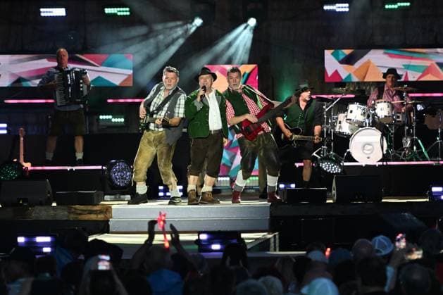 20.06.2026 - Bad Kleinkirchheim - St. Oswald am Hoferriegel in Österreich (AUT) - Wenn die Musi spielt Sommer Open Air 2026- im Bild: AlpenRebellen (Alpen Rebellen), *** June 20, 2026, Bad Kleinkirchheim, St. Oswald am Hoferriegel, Austria, AUT