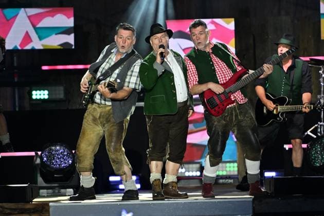 20.06.2026 - Bad Kleinkirchheim - St. Oswald am Hoferriegel in Österreich (AUT) - Wenn die Musi spielt Sommer Open Air 2026- im Bild: AlpenRebellen (Alpen Rebellen), *** June 20, 2026, Bad Kleinkirchheim, St. Oswald am Hoferriegel, Austria, AUT