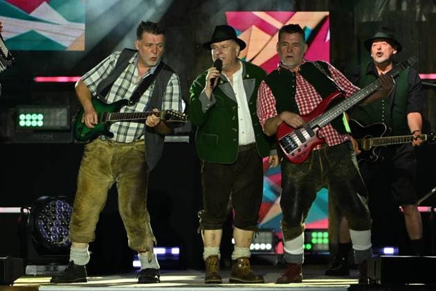 20.06.2026 - Bad Kleinkirchheim - St. Oswald am Hoferriegel in Österreich (AUT) - Wenn die Musi spielt Sommer Open Air 2026- im Bild: AlpenRebellen (Alpen Rebellen), *** June 20, 2026, Bad Kleinkirchheim, St. Oswald am Hoferriegel, Austria, AUT