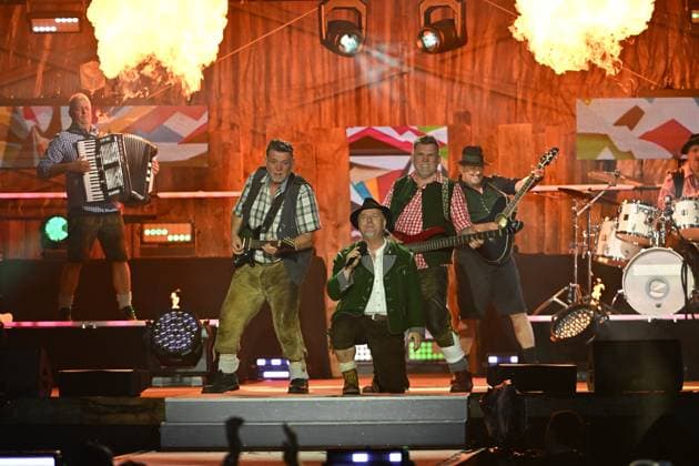 20.06.2026 - Bad Kleinkirchheim - St. Oswald am Hoferriegel in Österreich (AUT) - Wenn die Musi spielt Sommer Open Air 2026- im Bild: AlpenRebellen (Alpen Rebellen), *** June 20, 2026, Bad Kleinkirchheim, St. Oswald am Hoferriegel, Austria, AUT