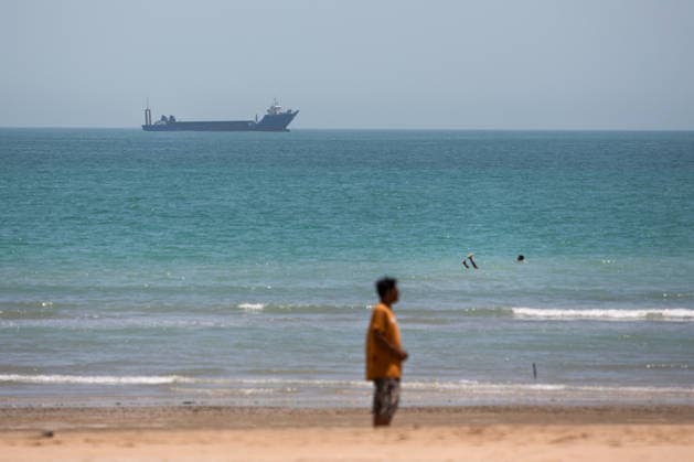 Vessel activity in the Strait of Hormuz KONG, IRAN - JUNE 21: (RESTRICTIONS: No Access Israel Media Persian Language TV Stations Outside Iran Strictly No Access BBC Persian VOA Persian Manoto TV Iran International TV) Iranian commercial ships are seen off the coast of Kong city in southern Iran on June 21, 2026, after the United States eased its blockade in the Strait of Hormuz. Hassan Ghaedi Anadolu Kong Iran. Editorial use only. Please get in touch for any other usage.  Copyright: x2026xAnadoluxHassanxGhaedix