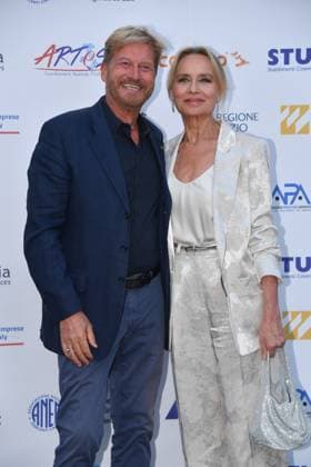 IPA85908665 - Rome, Via Veneto, 2026 Pellicola D Oro Award; Pictured: Gloria Guida and her brother  Copyright: xVincenzoxLandix xVincenzoxLandix 85908665
