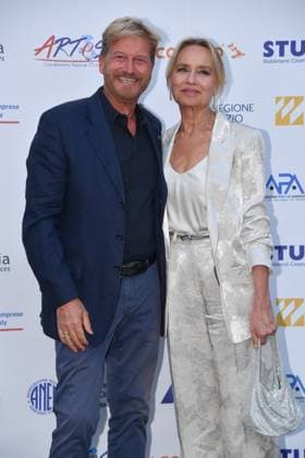 IPA85908669 - Rome, Via Veneto, 2026 Pellicola D Oro Award; Pictured: Gloria Guida and her brother  Copyright: xVincenzoxLandix xVincenzoxLandix 85908669