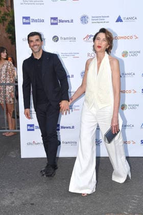 IPA85908760 - Rome, Via Veneto, 2026 Pellicola D Oro Award; Pictured: Anna Foglietta and Paolo Sopranzetti  Copyright: xVincenzoxLandix xVincenzoxLandix 85908760
