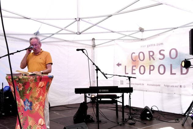 Christian Ude ehemaliger Oberbuergermeister Lesung Muenchen 21.06.2026 Corso Leobold Foto Muenchen *** Christian Ude, former mayor of Munich, reading, Munich, June 21, 2026, Corso Leobold, photo