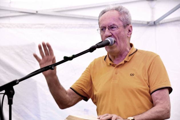 Christian Ude ehemaliger Oberbuergermeister Lesung Muenchen 21.06.2026 Corso Leobold Foto Muenchen *** Christian Ude, former mayor of Munich, reading, Munich, June 21, 2026, Corso Leobold, photo