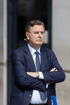 June 21, 2026, London, United Kingdom: Shadow Chancellor of the Exchequer Mel Stride seen after his appearance with Laura Kuenssberg at BBC Broadcasting House. London United Kingdom  - ZUMAs197 20260621_aaa_s197_013 Copyright: xPhilxLewisx