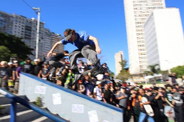 RECORD DATE NOT STATED event brings together skaters in Sao Paulo Sao Paulo (SP), 06 21 2026 - Skater Day Event SP - Skaters take over Paulista Avenue and Roosevelt Square on the morning of this Sunday, the 21st, in celebration of Go! Skater Day, World Skateboarding Day.(Foto: Fabricio Bomjardim Thenews2 imago images) event brings together skaters in Sao Paulo  Copyright: xFabricioxBomjardimx
