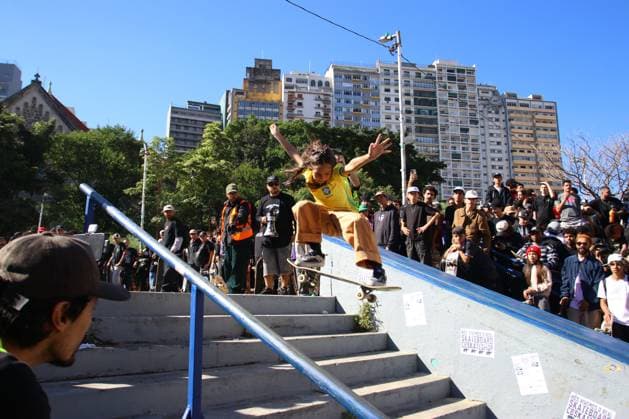 RECORD DATE NOT STATED event brings together skaters in Sao Paulo Sao Paulo (SP), 06 21 2026 - Skater Day Event SP - Skaters take over Paulista Avenue and Roosevelt Square on the morning of this Sunday, the 21st, in celebration of Go! Skater Day, World Skateboarding Day.(Foto: Fabricio Bomjardim Thenews2 imago images) event brings together skaters in Sao Paulo  Copyright: xFabricioxBomjardimx