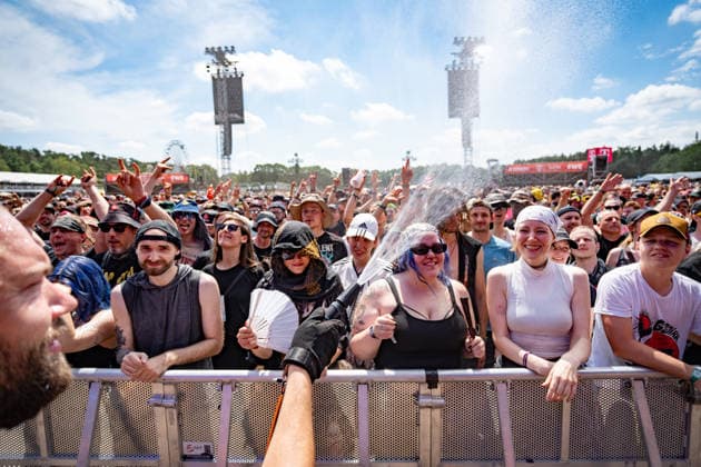 Blick auf das Festivalgelände mit Publikum, 21.06.2026;Hurricane-Musikfestival 2026 in Scheeßel, Nidersachsen, Scheeßel Niedersachsen Deutschland Festivalgelände
