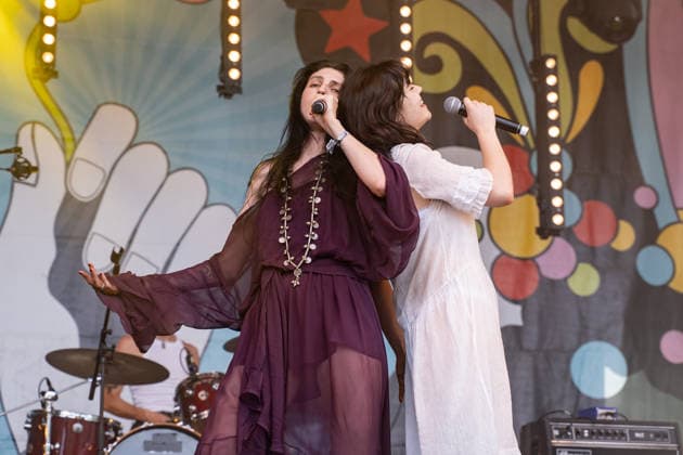 IPA85913967 - England, Isle of Wight Festival - Sunday - Abigail Morris on stage with Lucia and the Best Boys  Copyright: xcristinaxmasseix xx 85913967