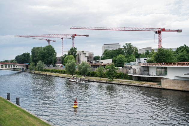 Berlin, 21.06.2026 Tag der offenen Tür der Bundesregierung im Bundeskanzleramt.Baustelle Erweiterungsbau Kanzleramt *** Berlin, June 21, 2026