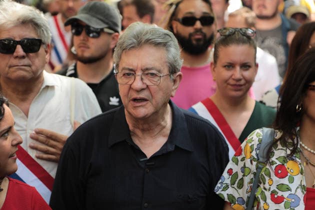 Anti-racism and anti-far-right demonstration held in Paris PARIS, FRANCE - JUNE 21: Jean-Luc Melenchon, founder of the La France Insoumise (Unsubmissive France) party, attends a protest against racism and the far-right in the Barbes neighborhood of Paris, Ile-de-France region, France on June 21, 2026. Mohamad Salaheldin Abdelghani Alsayed Anadolu Paris France. Editorial use only. Please get in touch for any other usage.  Copyright: x2026xAnadoluxMohamadxSalaheldinxAbdelghanixAlsayedx