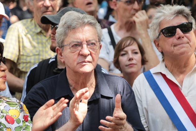 Anti-racism and anti-far-right demonstration held in Paris PARIS, FRANCE - JUNE 21: Jean-Luc Melenchon, founder of the La France Insoumise (Unsubmissive France) party, attends a protest against racism and the far-right in the Barbes neighborhood of Paris, Ile-de-France region, France on June 21, 2026. Mohamad Salaheldin Abdelghani Alsayed Anadolu Paris France. Editorial use only. Please get in touch for any other usage.  Copyright: x2026xAnadoluxMohamadxSalaheldinxAbdelghanixAlsayedx