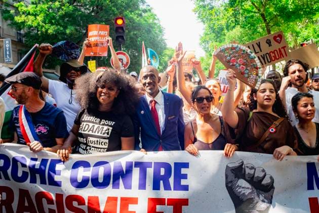 The Mayor of Saint Denis, Bally Bagayoko, at the Rally Against Racism on 21 June 2026. - 21 06 2026 - France France Paris -  GérardxCambonx xLexPictorium LePictorium_0337114