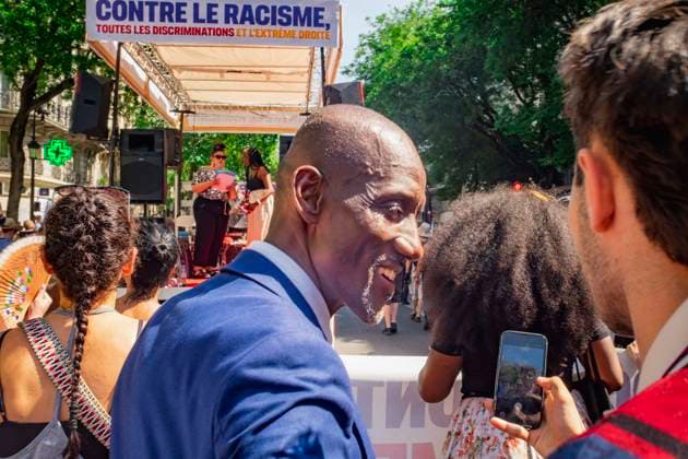 The Mayor of Saint Denis, Bally Bagayoko, at the Rally Against Racism on 21 June 2026. - 21 06 2026 - France France Paris -  GérardxCambonx xLexPictorium LePictorium_0337115