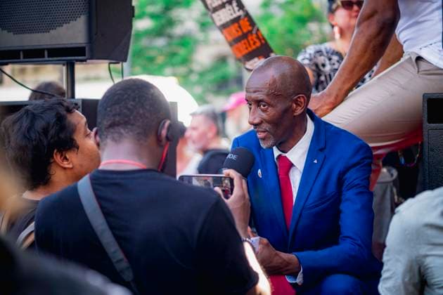 The Mayor of Saint Denis, Bally Bagayoko, at the Rally Against Racism on 21 June 2026. - 21 06 2026 - France France Paris -  GérardxCambonx xLexPictorium LePictorium_0337132