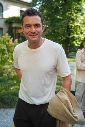 IPA85918858 - Milan, Milan Men™s Fashion Week Spring Summer 2027 - Men™s Fashion, Spring Summer 2027 - TOD™S presentation - arrivals Pictured: Orlando Bloom  Copyright: xRiccardoxGIordanox xRiccardoxGiordanox 85918858