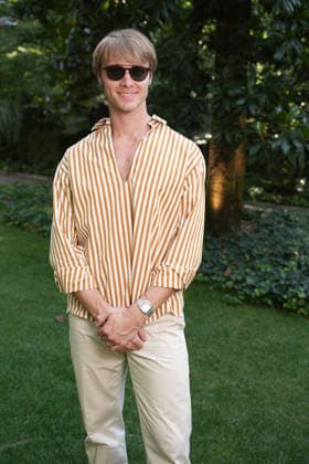 IPA85918939 - Milan, Milan Men™s Fashion Week Spring Summer 2027 - Men™s Fashion, Spring Summer 2027 - TOD™S presentation - arrivals In the photo: Zack Lugo  Copyright: xRiccardoxGIordanox xRiccardoxGiordanox 85918939