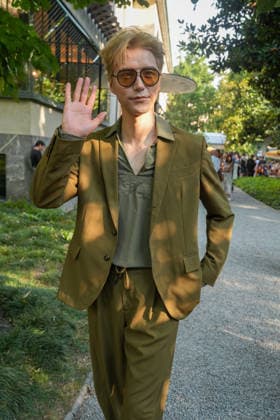 IPA85918995 - Milan, Milan Men™s Fashion Week Spring Summer 2027 - Men™s Fashion, Spring Summer 2027 - TOD™S presentation - arrivals In the photo: Ayanga  Copyright: xRiccardoxGIordanox xRiccardoxGiordanox 85918995