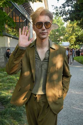 IPA85918996 - Milan, Milan Men™s Fashion Week Spring Summer 2027 - Men™s Fashion, Spring Summer 2027 - TOD™S presentation - arrivals Pictured: Ayanga  Copyright: xRiccardoxGIordanox xRiccardoxGiordanox 85918996