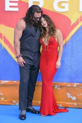 Supergirl UK Fan Event Jason Momoa and Adria Arjona attend the Supergirl UK Sneak Peek Fan Event Adria Arjona is wearing a red Roberto Cavalli gown at the Cineworld cinema, Leicester Square, London. 18th June 2026.  Copyright: xAndrewxSimsx NINTCHDBPICT001090072133