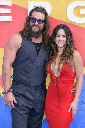 Supergirl UK Fan Event Jason Momoa and Adria Arjona attend the Supergirl UK Sneak Peek Fan Event Adria Arjona is wearing a red Roberto Cavalli gown at the Cineworld cinema, Leicester Square, London. 18th June 2026.  Copyright: xAndrewxSimsx NINTCHDBPICT001090072168