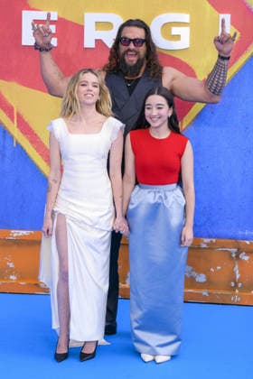 Supergirl UK Fan Event Milly Alcock, Jason Momoa and Eve Ridley attend the Supergirl UK Sneak Peek Fan Event at the Cineworld cinema, Leicester Square, London. 18th June 2026.  Copyright: xAndrewxSimsx NINTCHDBPICT001090071992