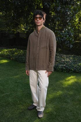 IPA85922779 - Milan, Milan Men™s Fashion Week Spring Summer 2027 - Men™s Fashion, Spring Summer 2027 - TOD™S presentation - arrivals Pictured: Jacob Rott  Copyright: xRiccardoxGIordanox xRiccardoxGiordanox 85922779