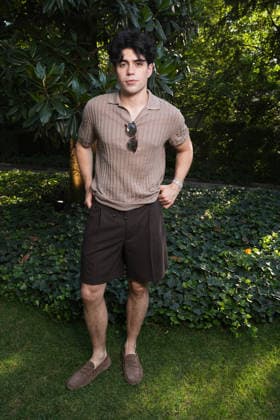 IPA85922758 - Milan, Milan Men™s Fashion Week Spring Summer 2027 - Men™s Fashion, Spring Summer 2027 - TOD™S presentation - arrivals Pictured: Benji Krol  Copyright: xRiccardoxGIordanox xRiccardoxGiordanox 85922758