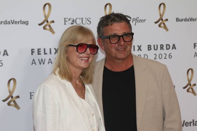 Susanne Sigl and Hans Sigl bei der 21. Verleihung des Felix Burda Award 2026 im Axica-Kongress- und Tagungszentrum. Berlin, 21.06.2026 *** Susanne Sigl and Hans Sigl at the 21st Felix Burda Award Ceremony in 2026 at the Axica Congress and Conference Center in Berlin, June 21, 2026,detected_source_language Copyright: xAgenturxMatthiasxWehnertx xM.xGränzdörferx