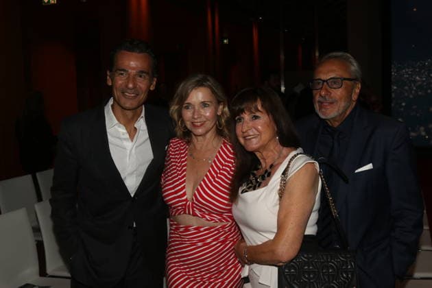 Erol Sander, Tina Ruland, Christine Stumph und Wolfgang Stumph bei der 21. Verleihung des Felix Burda Award 2026 im Axica-Kongress- und Tagungszentrum. Berlin, 21.06.2026 *** Erol Sander, Tina Ruland, Christine Stumph, and Wolfgang Stumph at the 21st Felix Burda Award Ceremony in 2026 at the Axica Congress and Conference Center in Berlin, June 21, 2026,detected_source_language Copyright: xAgenturxMatthiasxWehnertx xM.xGränzdörferx