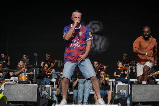 ROCK IN RIO LISBOA 2026 ROCK IN RIO LISBOA: Sam The Kid performing at Palco Musica Valley on second day of Rock In Rio Lisboa, at Parque Tejo, in Lisbon, Portugal, this Sunday 21. (Photo: Bruno de Carvalho Brazil Photo Press) Lisboa Parque das Nacoes Lisboa Portugal Copyright: xBrunoxdexCarvalhox