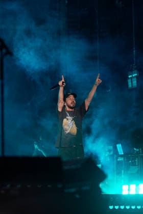 ROCK IN RIO LISBOA 2026 ROCK IN RIO LISBOA: Linkin Park performing at Palco Mundo on second day of Rock In Rio Lisboa, at Parque Tejo, in Lisbon, Portugal, this Sunday 21. (Photo: Bruno de Carvalho Brazil Photo Press) Lisboa Parque das Nacoes Lisboa Portugal Copyright: xBrunoxdexCarvalhox