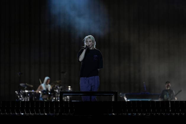 ROCK IN RIO LISBOA 2026 ROCK IN RIO LISBOA: Linkin Park performing at Palco Mundo on second day of Rock In Rio Lisboa, at Parque Tejo, in Lisbon, Portugal, this Sunday 21. (Photo: Bruno de Carvalho Brazil Photo Press) Lisboa Parque das Nacoes Lisboa Portugal Copyright: xBrunoxdexCarvalhox