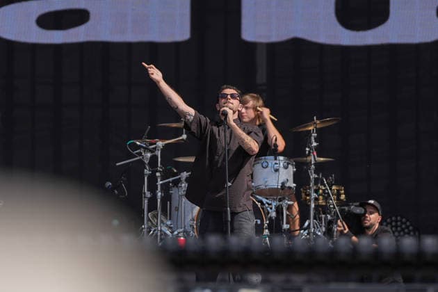 ROCK IN RIO LISBOA 2026 ROCK IN RIO LISBOA: Grandson performing at Palco Mundo on second day of Rock In Rio Lisboa, at Parque Tejo, in Lisbon, Portugal, this Sunday 21. (Photo: Bruno de Carvalho Brazil Photo Press) Lisboa Parque das Nacoes Lisboa Portugal Copyright: xBrunoxdexCarvalhox