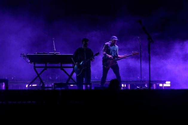 ROCK IN RIO LISBOA 2026 ROCK IN RIO LISBOA: Linkin Park performing at Palco Mundo on second day of Rock In Rio Lisboa, at Parque Tejo, in Lisbon, Portugal, this Sunday 21. (Photo: Bruno de Carvalho Brazil Photo Press) Lisboa Parque das Nacoes Lisboa Portugal Copyright: xBrunoxdexCarvalhox
