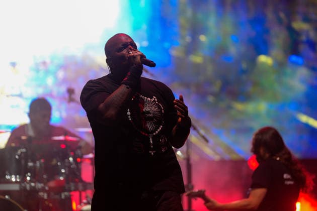 ROCK IN RIO LISBOA 2026 ROCK IN RIO LISBOA: Sepultura performing at Palco Music Valley on second day of Rock In Rio Lisboa, at Parque Tejo, in Lisbon, Portugal, this Sunday 21. (Photo: Bruno de Carvalho Brazil Photo Press) Lisboa Parque das Nacoes Lisboa Portugal Copyright: xBrunoxdexCarvalhox