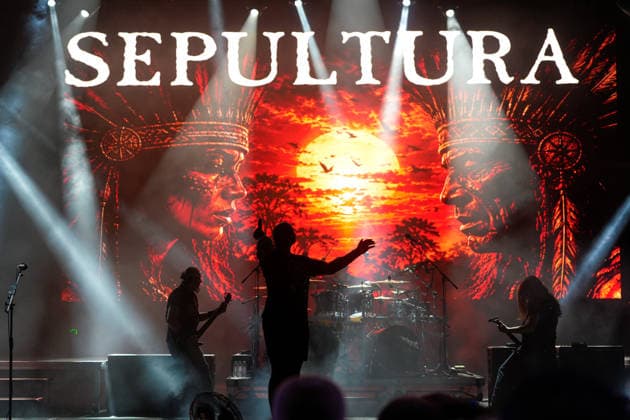 ROCK IN RIO LISBOA 2026 ROCK IN RIO LISBOA: Sepultura performing at Palco Music Valley on second day of Rock In Rio Lisboa, at Parque Tejo, in Lisbon, Portugal, this Sunday 21. (Photo: Bruno de Carvalho Brazil Photo Press) Lisboa Parque das Nacoes Lisboa Portugal Copyright: xBrunoxdexCarvalhox