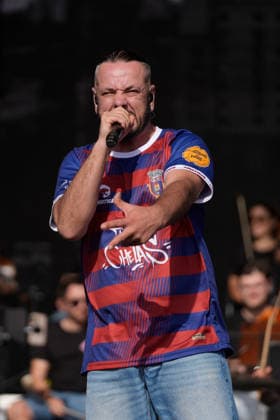 ROCK IN RIO LISBOA 2026 ROCK IN RIO LISBOA: Sam The Kid performing at Palco Musica Valley on second day of Rock In Rio Lisboa, at Parque Tejo, in Lisbon, Portugal, this Sunday 21. (Photo: Bruno de Carvalho Brazil Photo Press) Lisboa Parque das Nacoes Lisboa Portugal Copyright: xBrunoxdexCarvalhox