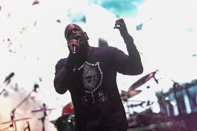 ROCK IN RIO LISBOA 2026 ROCK IN RIO LISBOA: Sepultura performing at Palco Music Valley on second day of Rock In Rio Lisboa, at Parque Tejo, in Lisbon, Portugal, this Sunday 21. (Photo: Bruno de Carvalho Brazil Photo Press) Lisboa Parque das Nacoes Lisboa Portugal Copyright: xBrunoxdexCarvalhox